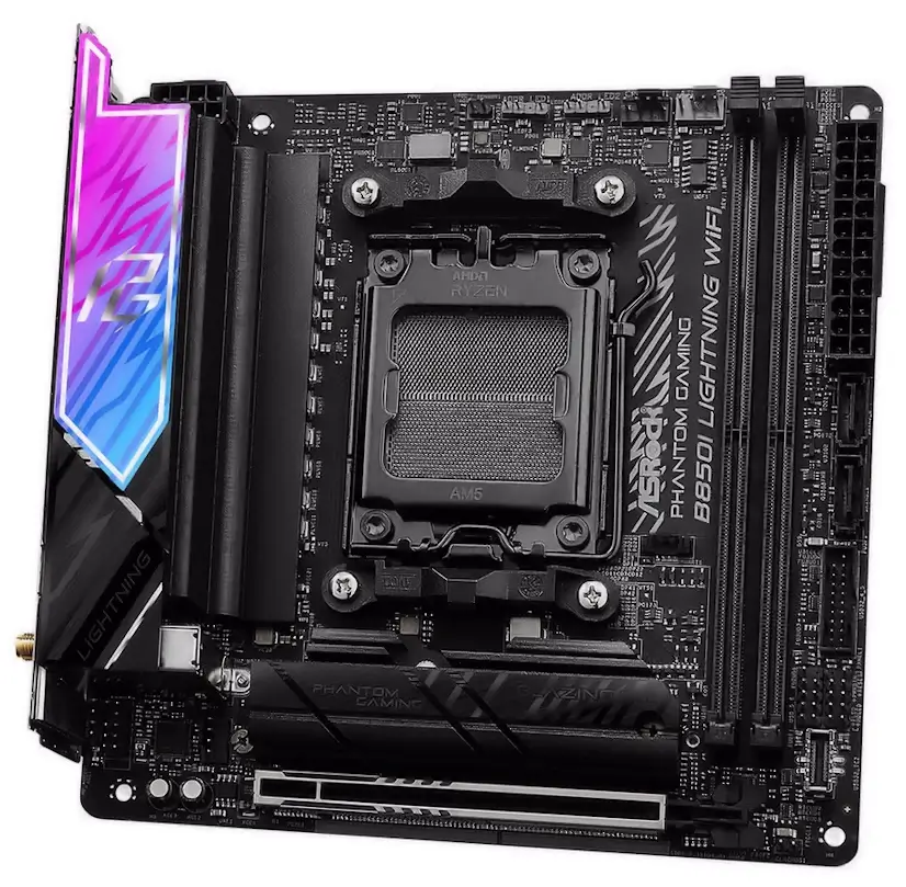 Montaje Placa Base ASRock B850I Lightning WIFI Madrid Madrid PC - Montaje Placa Base ASRock B850I Lightning WIFI Madrid
