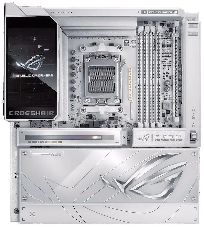 Montaje Placa Base ASUS ROG CROSSHAIR X870E GLACIAL Madrid Madrid PC - Montaje Placa Base ASUS ROG CROSSHAIR X870E GLACIAL Madrid