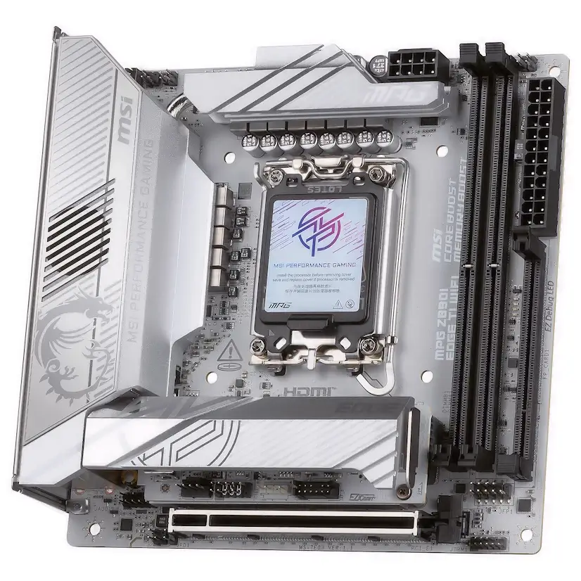 Montaje Placa Base MSI MPG Z890I EDGE TI WIFI Gaming PC Madrid Montaje Placa Base MSI MPG Z890I EDGE TI WIFI Gaming PC Madrid